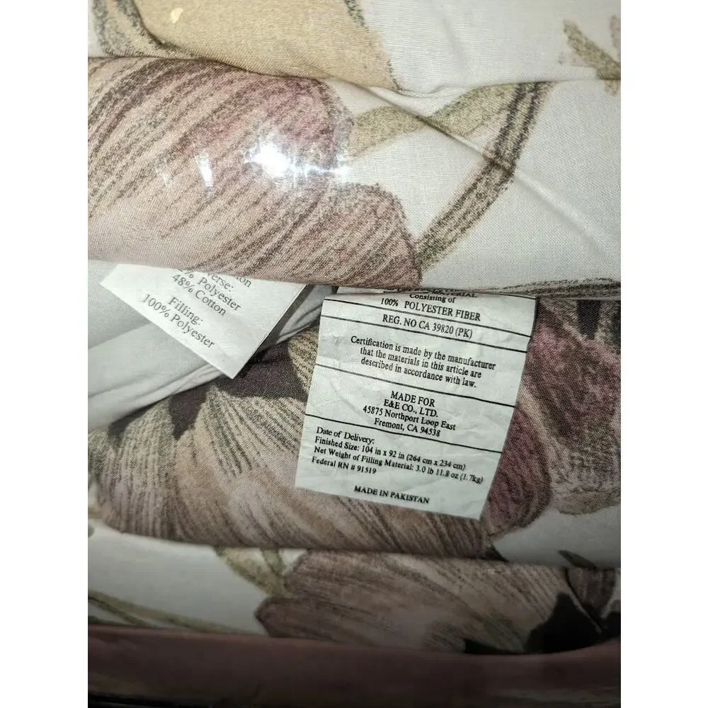 Madison Park Cassandra California King 8 Pieces Pink Blush Comforter Set NEW